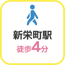 新栄町徒歩4分